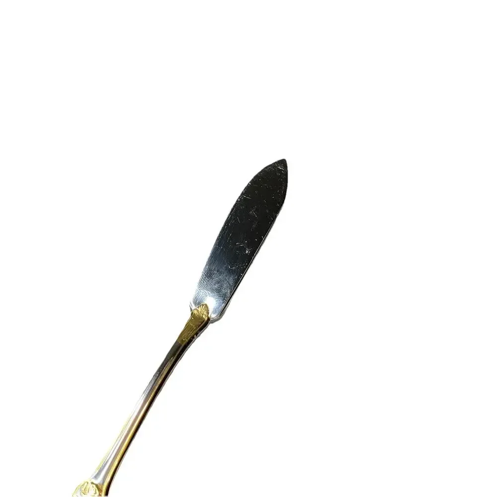 Royal Albert OLD COUNTRY ROSES Stainless Gold Accent MASTER BUTTER KNIFE